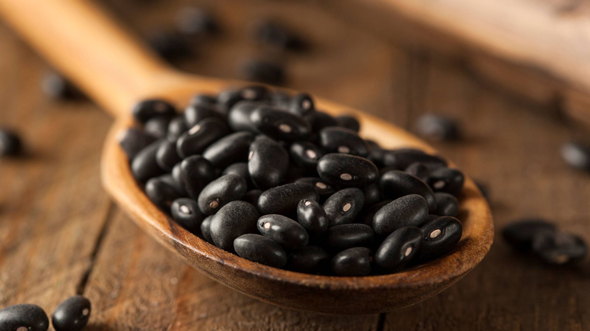 Cocinar con porotos negros Los porotos negros son la guarnición perfecta de carnes o platos veganos.
