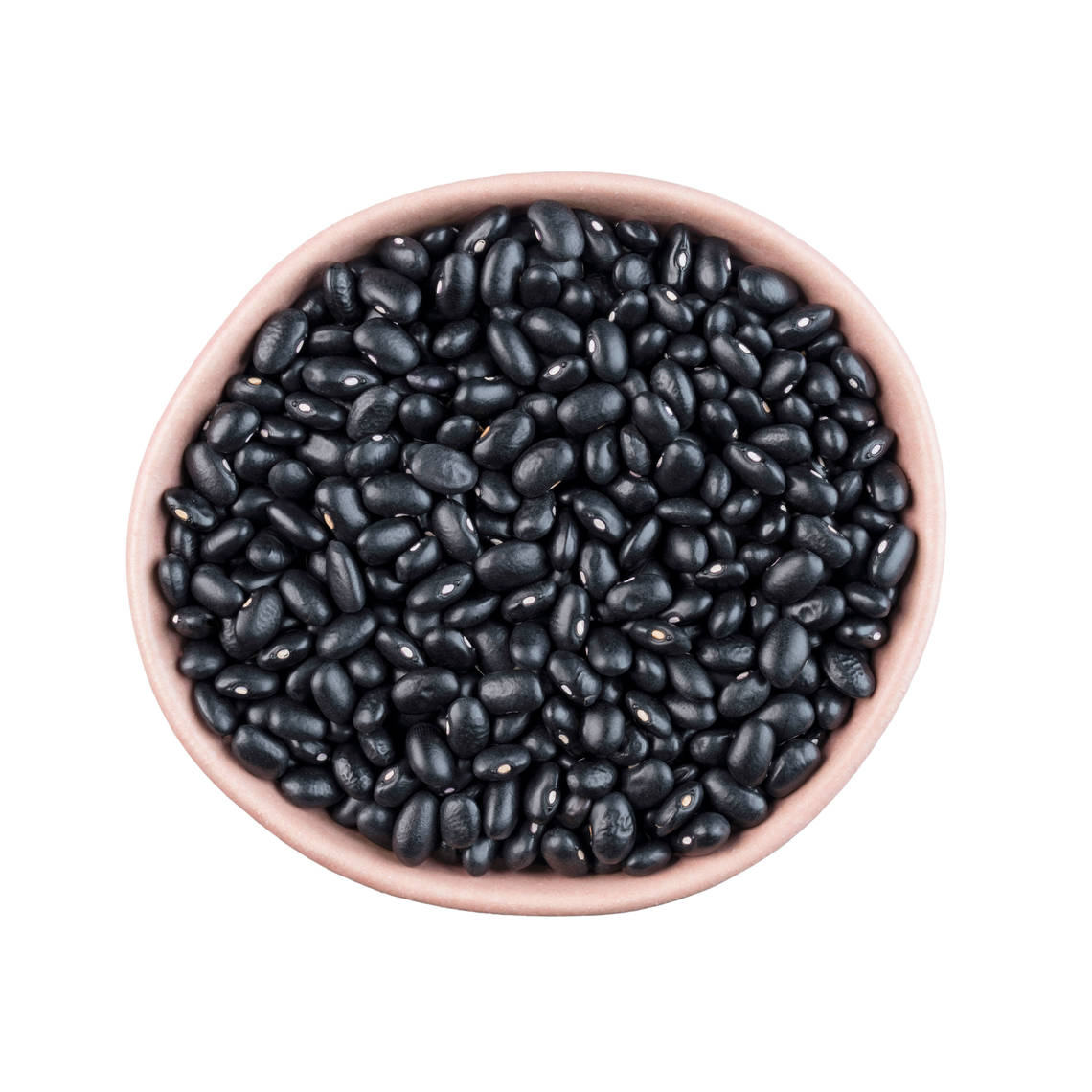 Un cuenco de porotos negros Los porotos negros son una de las legumbres más versátiles, los consumen tanto carnívoros como vegetarianos.